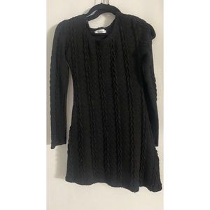 Black long sleeved dress